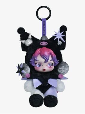 SKULLPANDA x Kuromi POPMART 💀💜